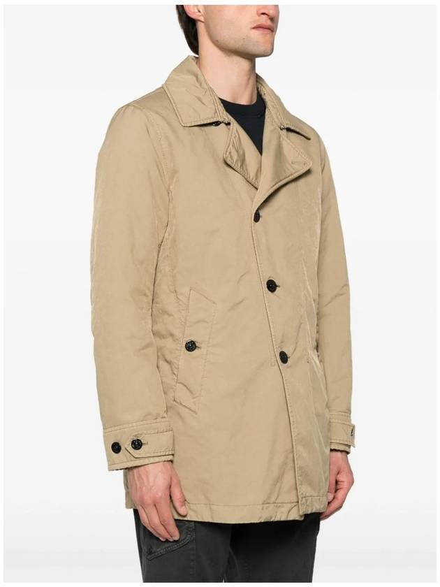 David TC Padding Jacket Biscuit - STONE ISLAND - BALAAN 5