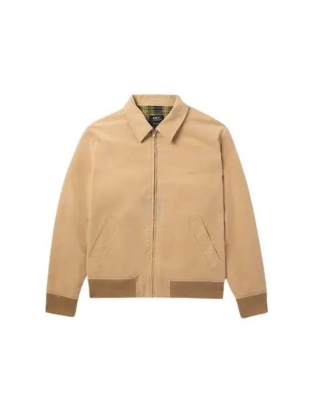 Gilles Zip-Up Jacket Beige - A.P.C. - BALAAN 2