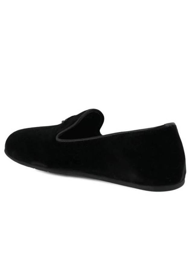 Velvet Loafers Black - PRADA - BALAAN 4