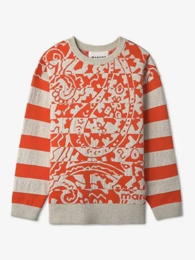 Women's Sasha Sweatshirt Orange - ISABEL MARANT - BALAAN 1