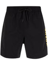 International Large Logo Swim Shorts Black - BARBOUR - BALAAN 1