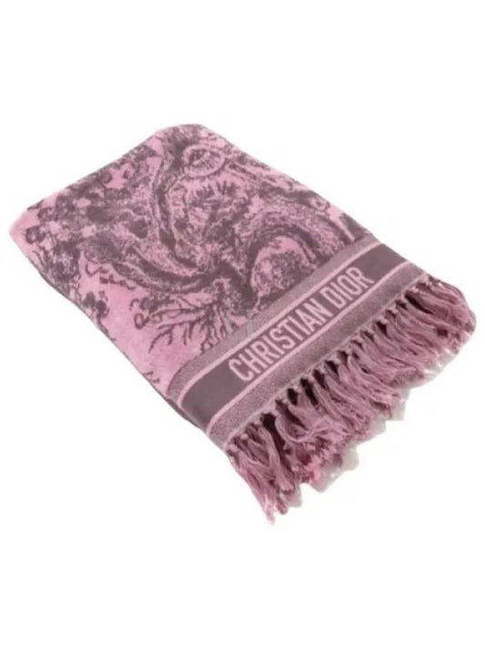 Toile de Jouy Sauvage Towel Pink - DIOR - BALAAN 2