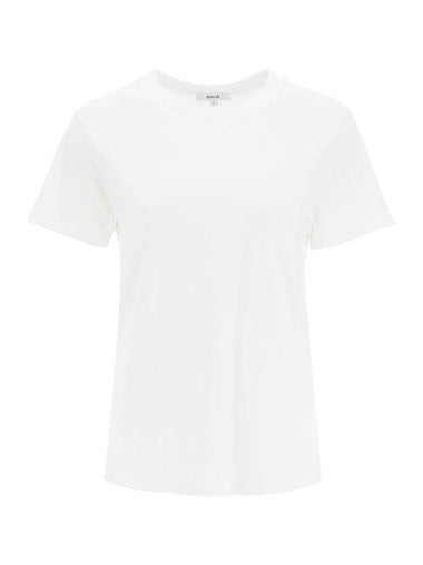 Rena Cotton Short Sleeve T-Shirt White - AGOLDE - BALAAN 1