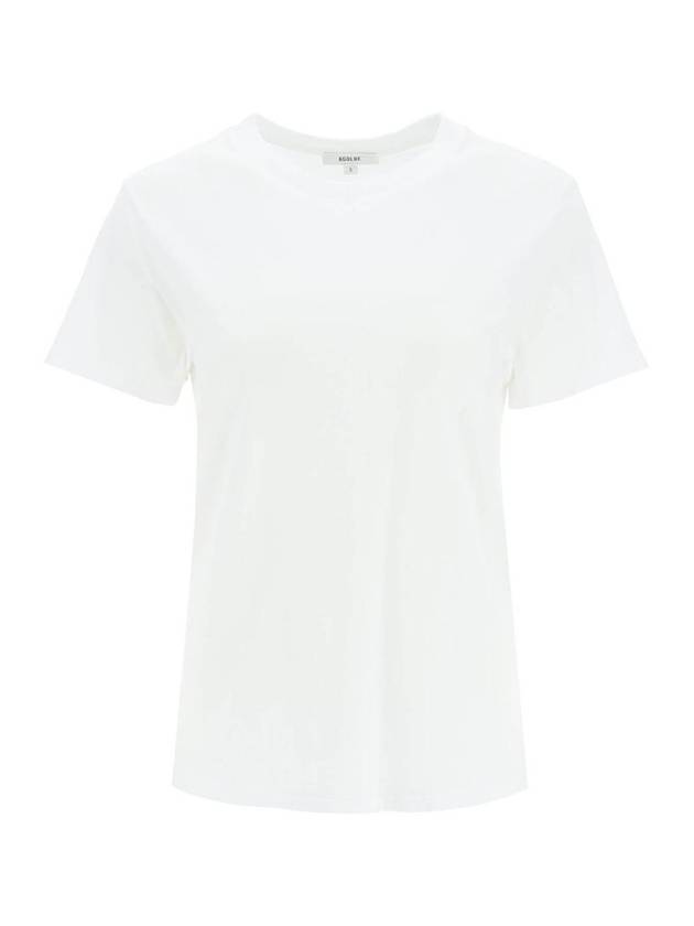 Rena Cotton Short Sleeve T-Shirt White - AGOLDE - BALAAN 1