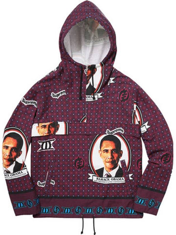 Obama Anorak Jacket Maroon - SUPREME - BALAAN 1