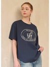 Wood Horse Overfit Short Sleeve T Shirt - MICANE - BALAAN 5