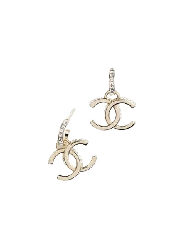 CC Logo Drop Earrings Gold - CHANEL - BALAAN 1