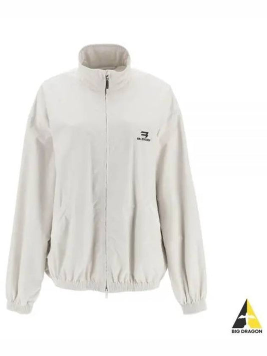 Logo Technical Track Jacket Beige - BALENCIAGA - BALAAN 2