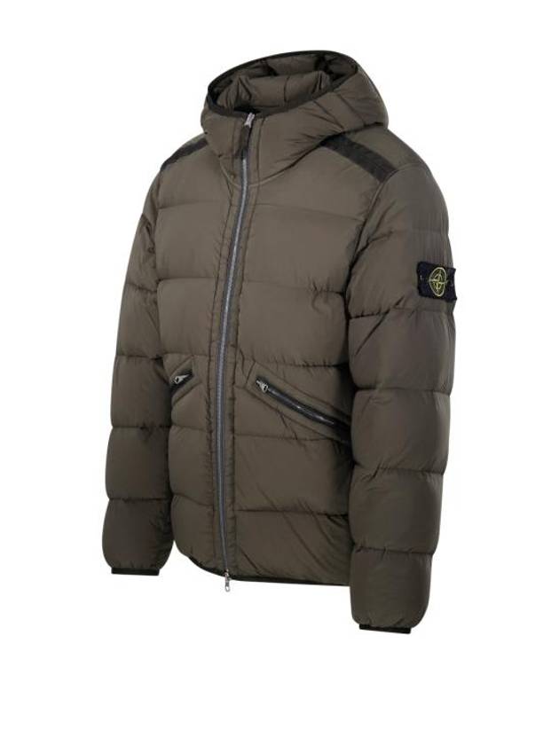 Seamless Tunnel Nylon Down Padding Green - STONE ISLAND - BALAAN 3