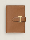 Bearn Gold Hardware Mini Card Holder Gold - HERMES - BALAAN 2