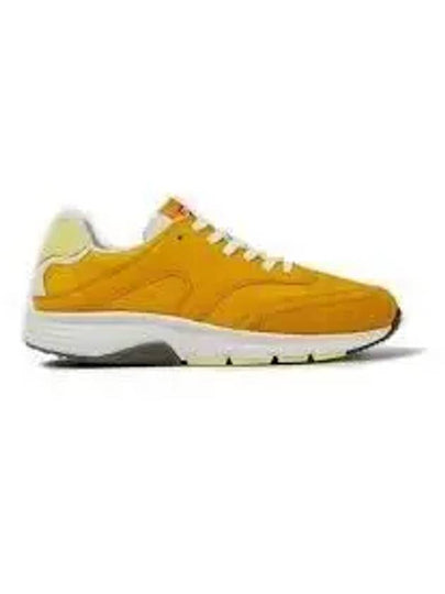 Drift Textile Leather Low Top Sneakers Yellow - CAMPER - BALAAN 2