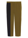 Men's Two-tone Straight Pants Black Brown - NEIL BARRETT - BALAAN 2