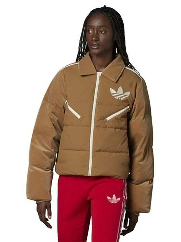 Adicolor 70S Velvet Puff Padding Brown Desert - ADIDAS - BALAAN 8