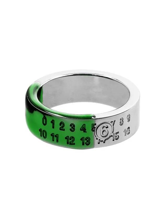 Numbering Logo Ring Silver Greening - MAISON MARGIELA - BALAAN 4