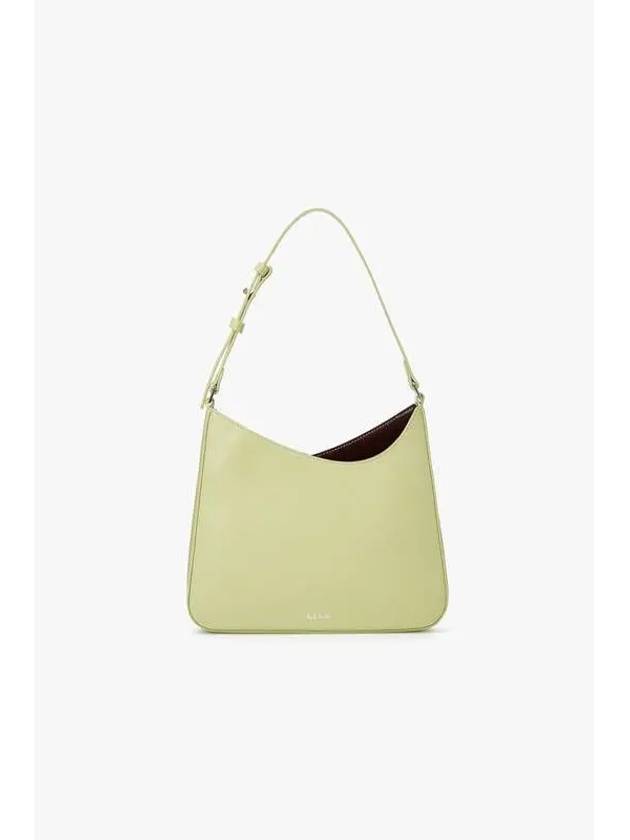 Women s Uncut Line Leather Shoulder Bag Light Green - PAUL SMITH - BALAAN 1