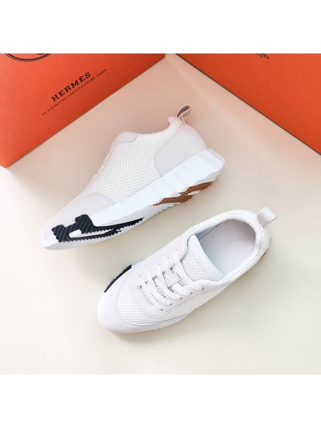 Bouncing Low Top Sneakers Blanc - HERMES - BALAAN 11