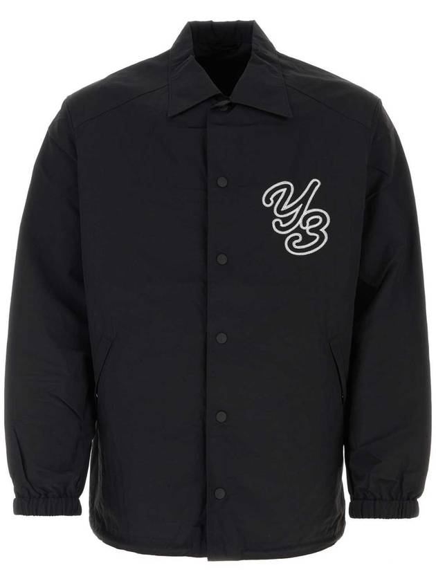 Logo Coach Jacket Black - Y-3 - BALAAN 2