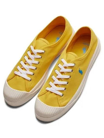 Essence 100 canvas cap toe sneakers yellow - POLO RALPH LAUREN - BALAAN 1