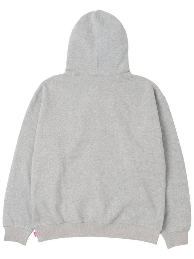 Men's Embroidery Cotton Hoodie Grey - STOCKHOLM SYNDROME - BALAAN 3