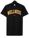 Wellness Ivy Short Sleeve T-Shirt Black - SPORTY & RICH - BALAAN 2