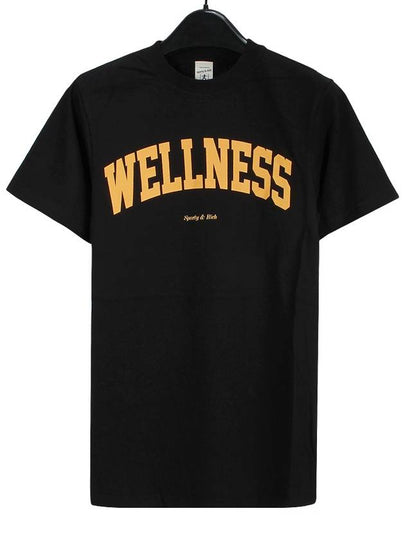 Wellness Ivy Short Sleeve T-Shirt Black - SPORTY & RICH - BALAAN 2