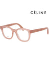 Glasses frame CL50098I 074 pink horn rim transparent square - CELINE - BALAAN 1