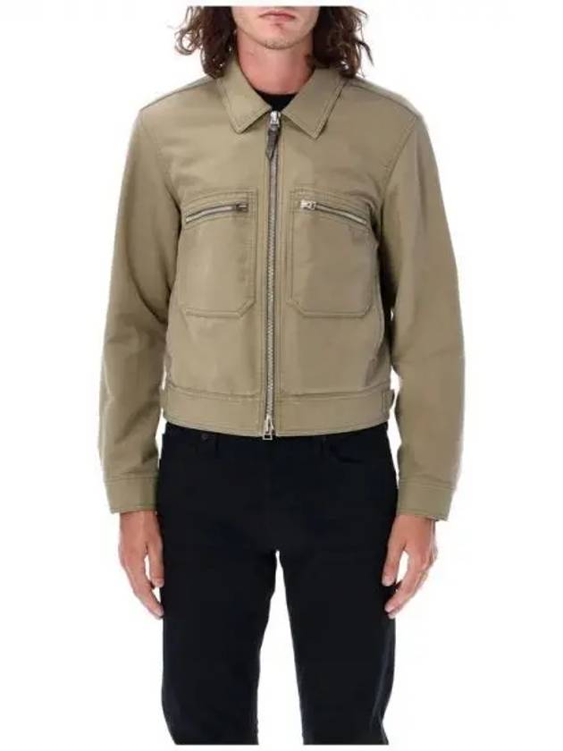 Zip up cotton jacket 271967 - TOM FORD - BALAAN 1