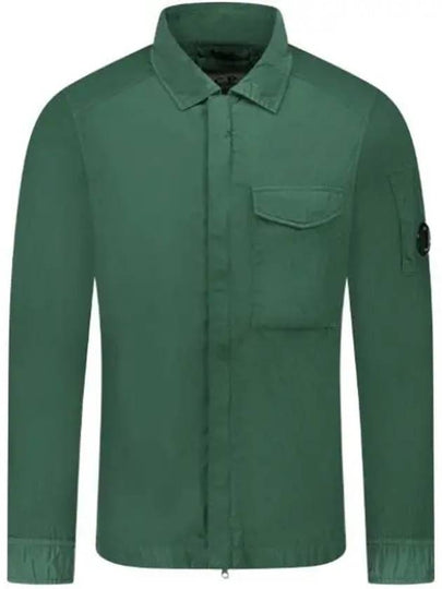 Chrome-R Pocket Over Long Sleeve Shirt Green - CP COMPANY - BALAAN 2