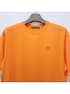 Logo Patch Cotton Short Sleeve T-Shirt Mandarin orange - ACNE STUDIOS - BALAAN 5