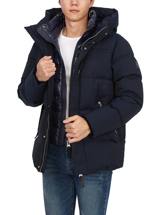 GRAYDON NAVY Men s Hooded Padded Jacket - MACKAGE - BALAAN 10