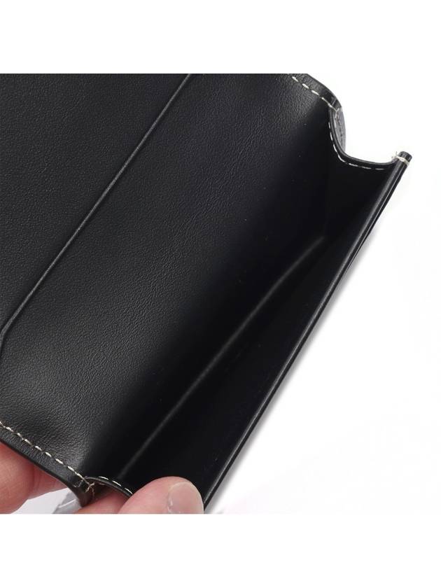 Business Leather Card Wallet Black - TOD'S - BALAAN 7