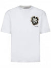 Short Sleeve T-Shirt White - CALVIN KLEIN - BALAAN 3