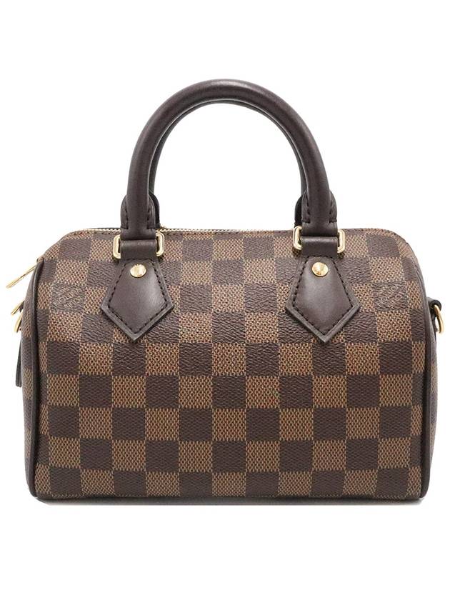 Women s Louis Vuitton N40489 Damier Eben Canvas Speedy Bandouli re 20 2WAY gt bag Gangbuk used luxury goods - LOUIS VUITTON - BALAAN 2