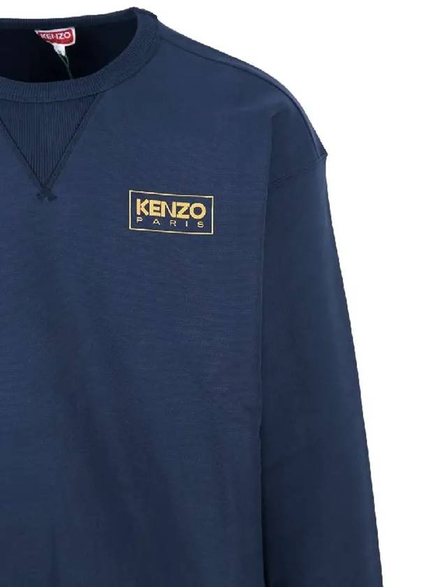 22FW Logo Flower Sleeve Sweatshirt 5SW418 4MC 77 - KENZO - BALAAN 4