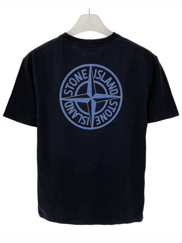 Stamp One Print Short Sleeve T-Shirt Black - STONE ISLAND - BALAAN 5