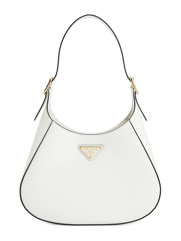 Medium Leather Shoulder Bag White - PRADA - BALAAN 2