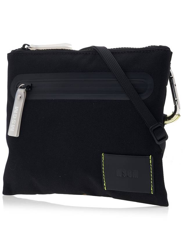 Logo Patch Cross Bag Black - MSGM - BALAAN 3