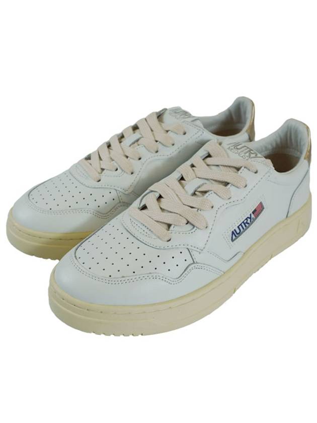 Medalist Low Top Sneakers Beige White - AUTRY - BALAAN 2