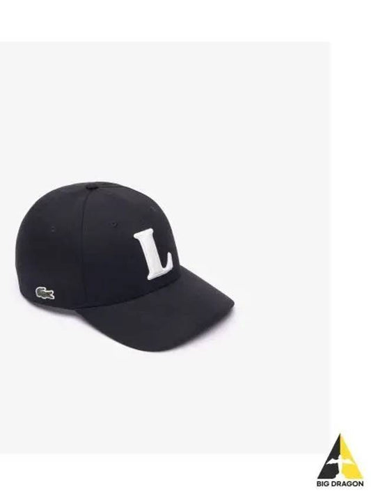 3D L ball cap black - LACOSTE - BALAAN 1