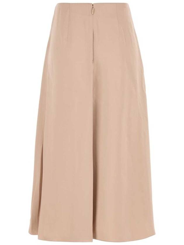 Silk A-Line Skirt Gold - FENDI - BALAAN 3