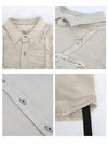 Button Shirt Jacket Beige - RICK OWENS - BALAAN 5