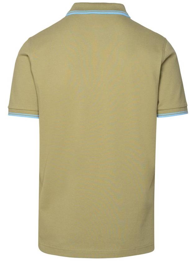 Fay Polo Shirt In Green Cotton Blend - FAY - BALAAN 3