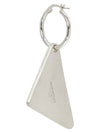 Women's Triangle Logo Earrings Blue - PRADA - BALAAN 5