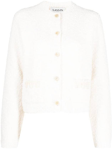 Lanvin Rd Nk Ls Embroidered Cardi Clothing - LANVIN - BALAAN 1