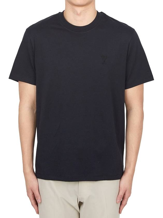 De Coeur Short Sleeve T-Shirt Black - AMI - BALAAN 2