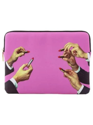 Laptop Bag Pink Lipstick - SELETTI - BALAAN 1