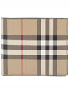 Check Halfwallet Beige - BURBERRY - BALAAN 7