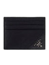 Saffiano Leather Card Wallet Black - PRADA - BALAAN 2