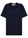Men s Big Logo Embroidered Short Sleeve T Shirt MRTWXJER069 JER012 7941 - SUNNEI - BALAAN 9