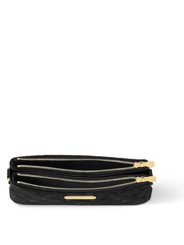 Lip Pochette Monogram Empreinte Shoulder Bag Black - LOUIS VUITTON - BALAAN 3